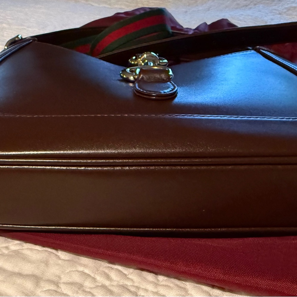 Gucci Jackie Hobo Shoulder Bag Brown Small Excellent! - Picture 3 of 13